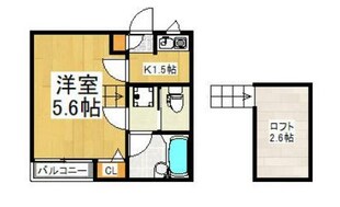 セナンハイツⅠの物件間取画像